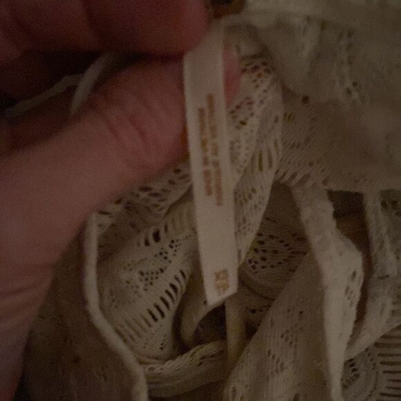 Free people nude lace layered mini dress size xs - Picture 8 of 8